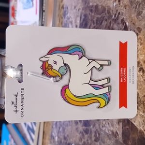 3 for $10 NIP Hallmark Rainbow Unicorn Licorne ornament